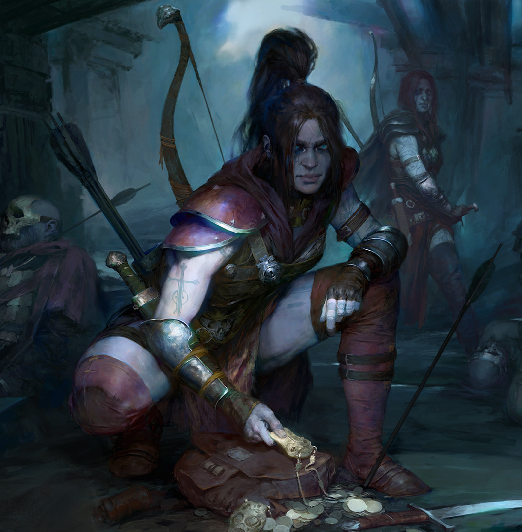 Image d'une Voleuse dans le jeu Diablo IV