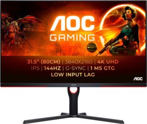 L'écran Gaming AOC 4K 32 pouces UHD présent dans notre comparatif